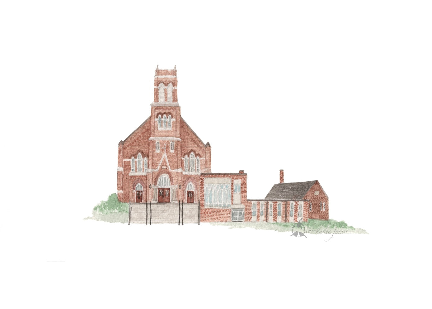 Elim Lutheran Church, Scandia 5x7